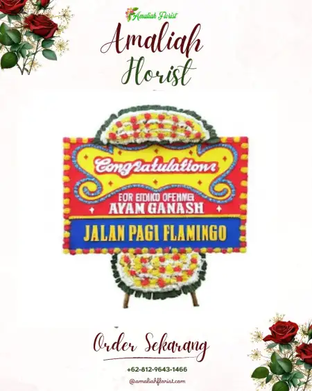 Sewa Papan Bunga Pantai Timur